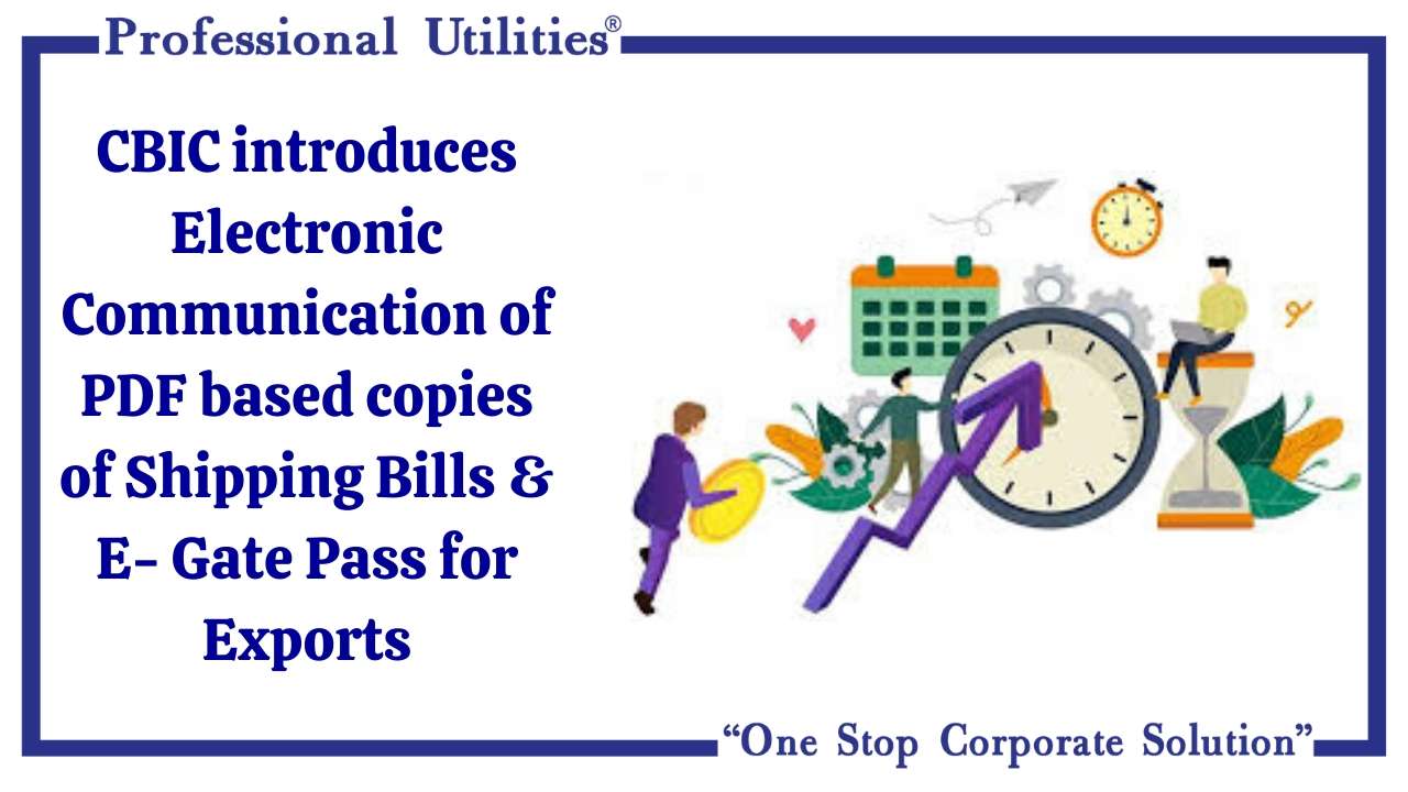 cbic introduces e-com-min